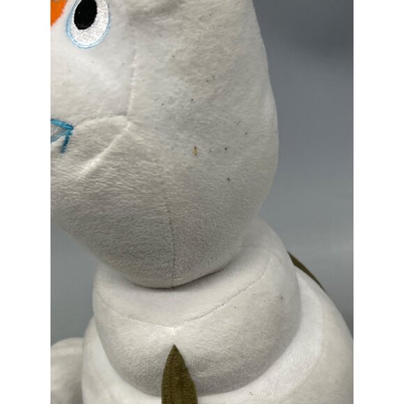 Olaf Frozen plush stuffed animal Disney Parks kids toy soft 11" white orange REA - Picture 9 of 13